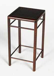 盆栽飾り卓 盆栽飾り台 「正方高卓(ミニ)」 盆栽卓 盆栽台 花台 正方卓 懸崖卓 8号 W10cm H15cm 小品 ミニ盆栽に最適