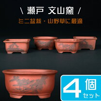 楽天市場】盆栽鉢 朱泥の通販