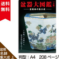 書籍 本 盆栽専門誌「盆器大図鑑 上巻」盆栽鉢 図鑑 写真集 名品集 落款 参考書 鉢合わせ 作家 古窯 中国…