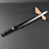 柳刃包丁 尺二（刃渡り360mm）尺三（刃渡り390mm）通常鏡面仕上げ 本刃付け 刺身包丁 和包丁 料理包丁 八…