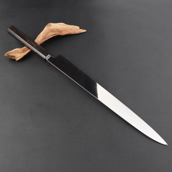 楽天市場】柳刃包丁 尺二（刃渡り360mm）尺三（刃渡り390mm）通常鏡面  