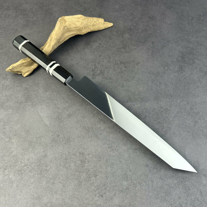 楽天市場】切付柳刃包丁 9寸（刃渡り270mm）通常鏡面仕上げ 本刃付け 