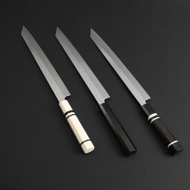 切付柳刃包丁 尺一（刃渡り330mm）尺（刃渡り300mm）普通表面仕上げ 本刃付け 料理包丁 刺身包丁 和包丁 八角柄