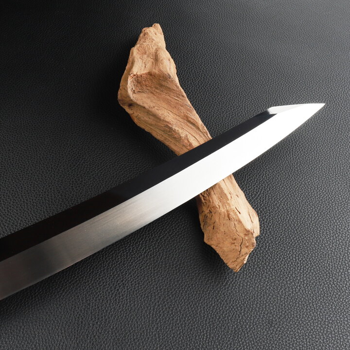 楽天市場】鬼反り切付包丁 刺身包丁 尺二（刃渡り360mm）通常鏡面  