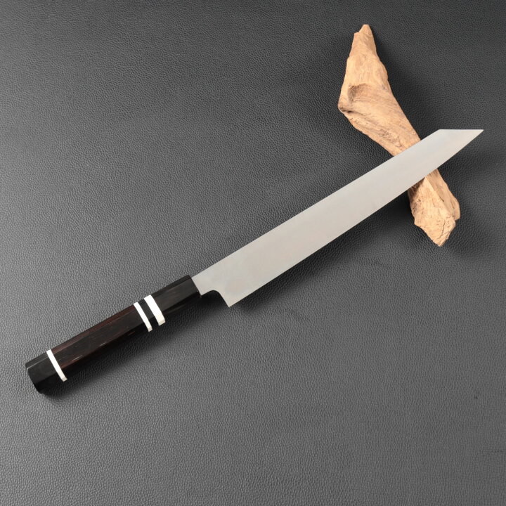 楽天市場】左利き用 切付柳刃包丁 9寸（刃渡り270mm）尺（刃渡り300mm 