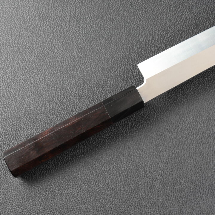 楽天市場】左利き用 先丸柳刃包丁 9寸（刃渡り270mm）尺（刃渡り300mm  