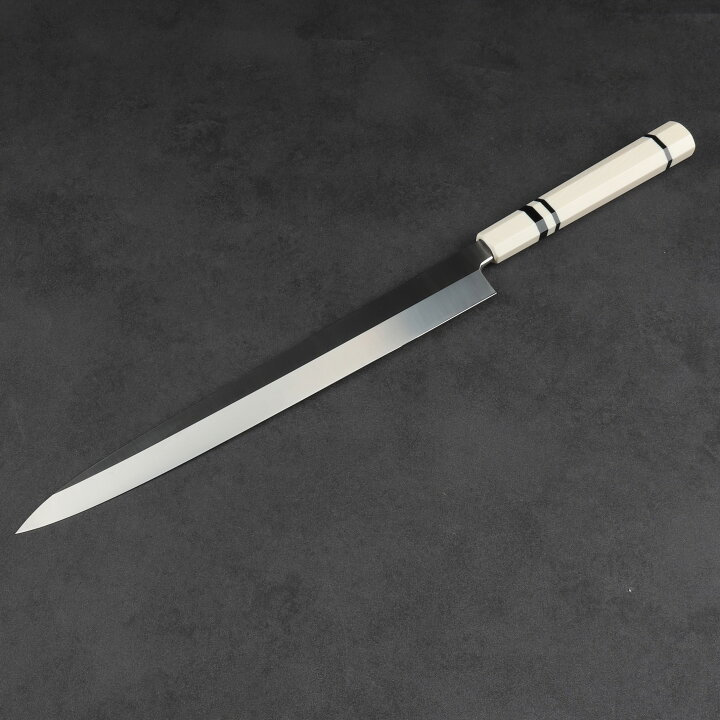 楽天市場】左利き用 柳刃包丁 尺一（刃渡り330mm）普通表面仕上げ 本刃 