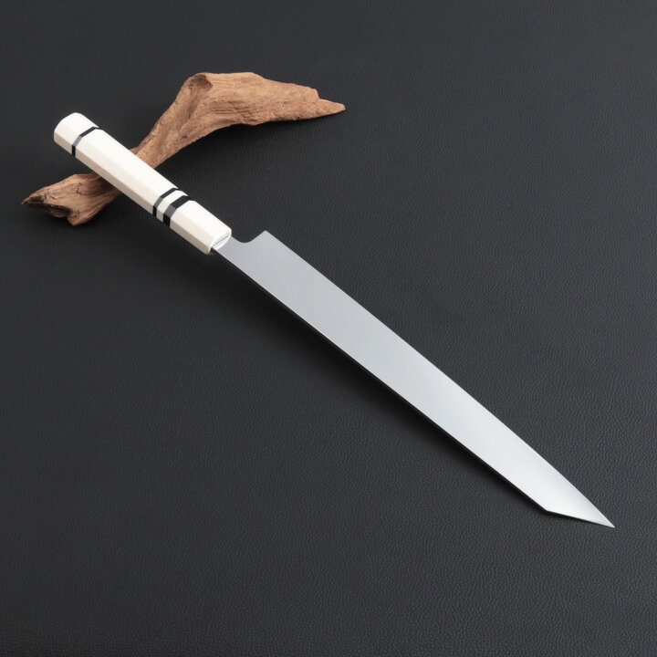 楽天市場】切付柳刃包丁 尺（刃渡り300mm）鏡面仕上げ 刺身包丁 和包丁 