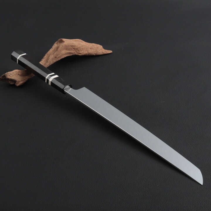 楽天市場】先丸柳刃包丁 尺（刃渡り300mm） 鏡面仕上げ 料理包丁 刺身  