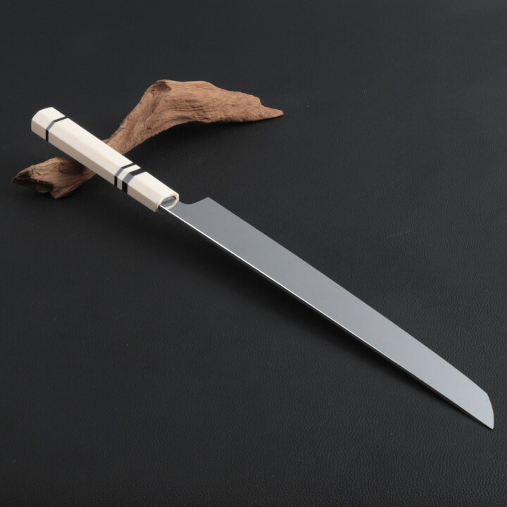 楽天市場】先丸柳刃包丁 尺（刃渡り300mm） 鏡面仕上げ 料理包丁 刺身  