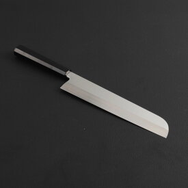 鎌型薄刃 8寸（刃渡り240mm） 普通表面仕上げ 刃付け済・すぐ使える 料理包丁 刺身包丁 和包丁 八角柄