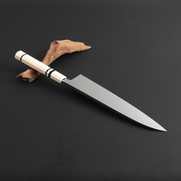 出刃包丁 7寸（刃渡り210mm） 本刃付け 八角柄（購入時選択可能）（V金  