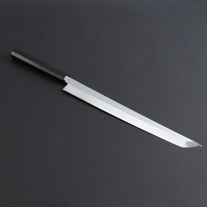 刺身包丁 先丸包丁 尺一（刃渡り330mm） ウルトラ鏡面仕上げ（完全手  