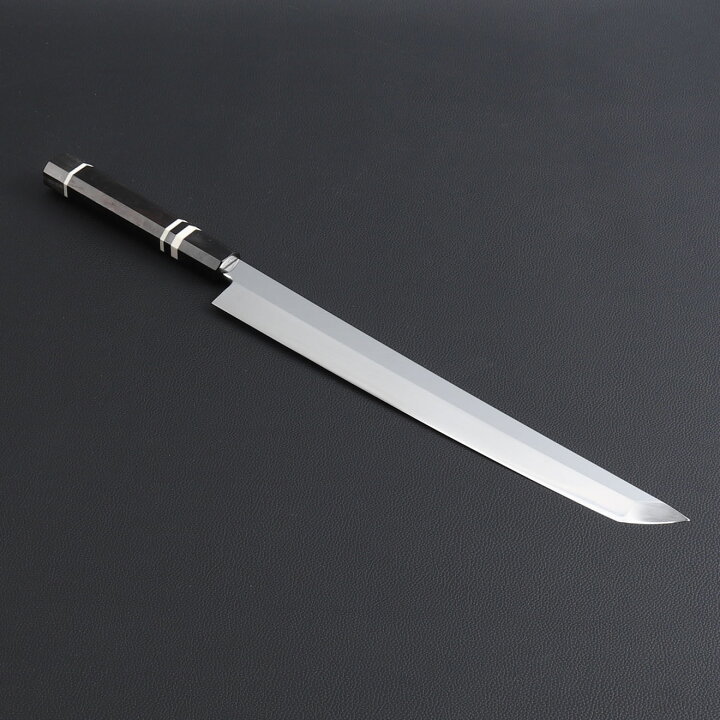楽天市場】先丸柳刃包丁 尺一（刃渡り330mm) 鏡面仕上げ 料理包丁 刺身 