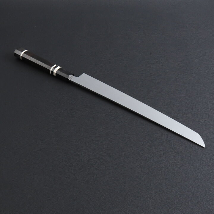 楽天市場】先丸柳刃包丁 尺一（刃渡り330mm) 鏡面仕上げ 料理包丁 刺身  