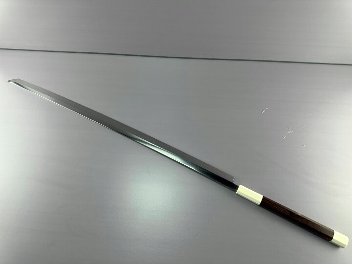 楽天市場】マグロ包丁 水本焼 三尺（刃渡り900mm）玉鋼・青紙・白紙 