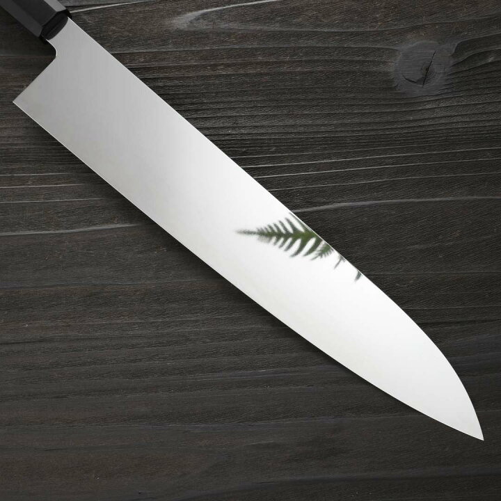 楽天市場】大型牛刀 尺（刃渡り300mm）鏡面仕上げ 料理包丁 和牛刀  