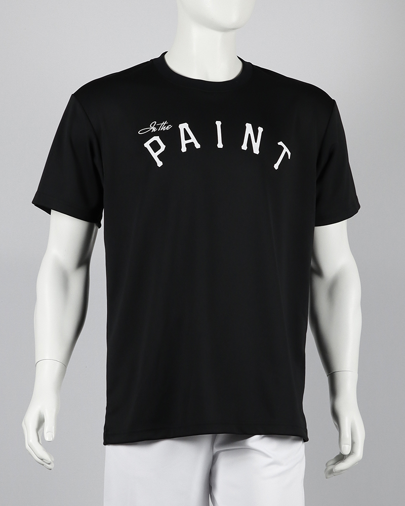 2021FW バスケ 販売 Tシャツ インザペイント 新作 大人気 IN THE PAINT シャツ ITP21402-BLK バスケットボールウェア 半袖Tシャツ バスケットボール ブラック プラクティス