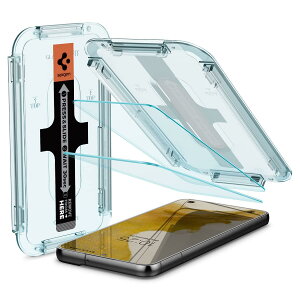 Spigen EZ Fit �K���X�t�B���� Galaxy S22 �p �\��t���L�b�g�t�� �w��F�� �Ή� �M�����N�V�[ S22 �Ή� �ی� �t�B���� 2����