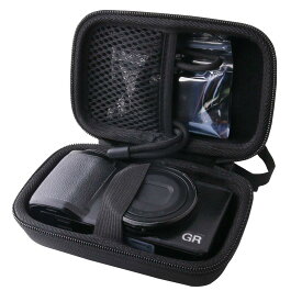 RICOH (リコー) デジタルカメラ GR IIIx/GRIII/GRII/GR IIIx HDF/GR III HDF/GR 専用保護収納ケース-WERJIA.JP (storage case-Black)