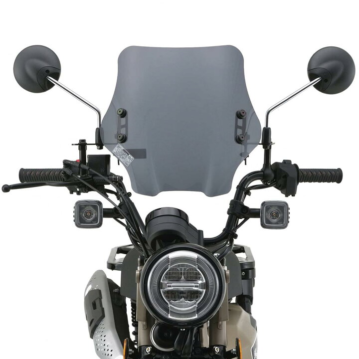 楽天市場】デイトナ(Daytona) バイク用 スクリーン クランプバー付き 