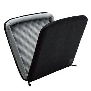 エレコム パソコンケース 14.0インチ MacBook Air M2/M1 13インチ MacBook Pro M2/M1 13~14インチ 360度保護 表面撥水加工 ダブルファスナー仕様 ブラック BM-IBSP14NBK
