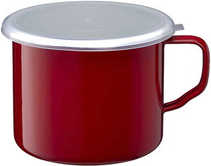 高木金属工業(Takagi Metal) そのまま火にかけられる 保存容器 耐熱容器 コンテナ キャニスター 梅干し容器 ハンドル付き ホーロー 12cm 1.1L 食洗器対応 FSH-12R