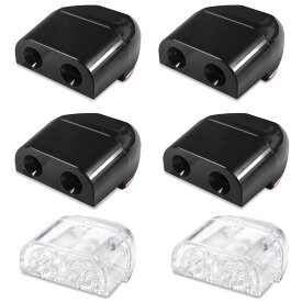 3組（6個） 鹿笛 FineGood トラック/オートバイ/車用プラスチック鹿ホイッスル 警報道路安全ホーン装置 動物警告笛 両面テープ付き
