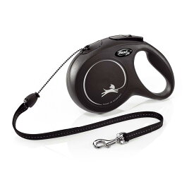 フレキシ (flexi) ニュークラシック コード M(20kg未満) 8m ブラック [犬用リード]