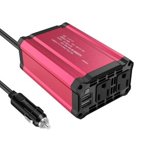 BESTEK Co[^[ VK[\Pbg RZg 250W DC12VAC100Vɕϊ USB2|[g 12VԐp J[Co[^[ ԍڗpCo[^[ MRI2510BU