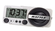 リズム(RHYTHM) 大音量 目覚まし時計 電波時計 1,000パターン 電子音 アラーム バックライト付き デジタ…
