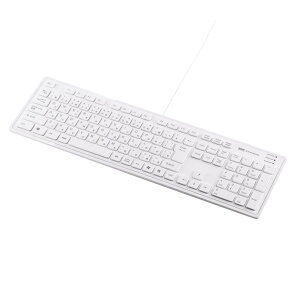 �T�����T�v���C �X�����L�[�{�[�h �����u���� �z���C�g SKB-SL16W