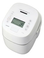 TOSHIBA(東芝) 炊飯器 5.5合 真空圧力IH rice cooker 日本製 保温白米40時間 RC-10VSV(W) グランホワイト…