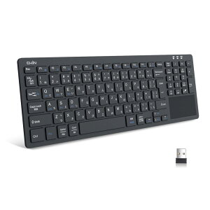 Ewin Bluetooth/USB ΉL[{[h CXL[{[h  2.4G ^b`pbh eL[t JIS{z USBڑ V[o[t drm[gPC/p\R/^ubg/X}zp Windows/Mac
