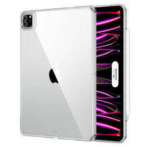 ESR iPad Pro 12.9 �P�[�X ��6/5����(2022/2021)��p ���^�y�� �ϏՌ��E�ϗ����ی�E�ω��� �n�C�u���b�h�P�[�X �n�[�h�w�ʂƃ\�t�g�t���[�� Pencil 2�Ή� Classic�V���[�Y �N���A