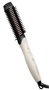 テスコム ヘアアイロン ブラシアイロン マイナスイオン 海外対応 自動OFF ラク抜きプラグ ホワイト TB460A-W