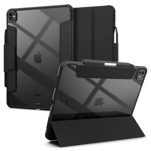 Spigen iPad Pro 13 C` (2024) P[X Jo[ w NA  Apple Pencil Ή ČRMILi X X^h ϏՌ h~ Jی EgEnCubhEv ACS07006 (ubN)