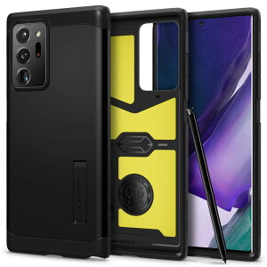 Spigen Galaxy Note 20 Ultra P[X 5G Ή [ SC-53A | SCG06 ] ϏՌ X^h@\ ČRMILKi擾 Jی h~ Ռ z Qi[d CX[d ^tEA[}[ ACS01396 (ubN)