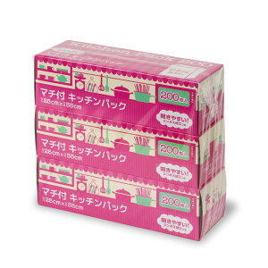 �P�~�J���W���p�� �L�b�`���|���� �}�`�t �|���� 600�� (200��X3��)������ ��21cm �}�`4cm �c35cm �ꖇ�Â��� �|�b�v�A�b�v�^�C�v PC-200M 3