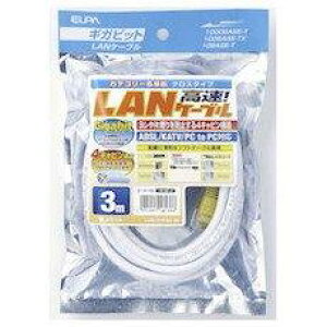�G���p(ELPA) CAT6LAN�N���X LAN-X1030(W)