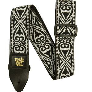 [ERNIE BALL] yKiz 5345 M^[Xgbv JACQUARD STRAP BLACK HEART WJ[hEXgbv ubNEn[g