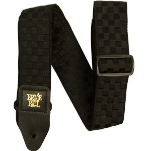 yKiz ERNIE BALL 5341 M^[Xgbv JACQUARD STRAP BLACK CHECKERS WJ[hEXgbv ubNE`FbJ[Y