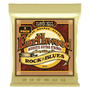 yKiz ERNIE BALL 3008 AR[XeBbNM^[ (10-52) EARTHWOOD 80/20 BRONZE ROCK AND BLUES 3Set Pack