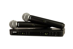 SHURE �V���A ���C�����X�}�C�N�V�X�e�� BLX288/SM58 : BLX2/SM58�n���h�w���h�^�_�C�i�~�b�N�}�C�N 2�{ BLX88��M�@ �f���A���`�����l�� �v���d�l �� �̎� �{�[�J�� �p�t�H�[�}���X ���C�u �C�x���g 