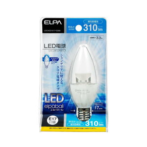 �G���p (ELPA) LED�d���V�����f���A�` �d�� LED�d�� ������� E17 3.3W �����F���� LDC4CD-E17-G350