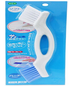 オーエ ブラシ 白 約縦25×5×1.7cm サッとる 目地ブラシ お風呂清掃