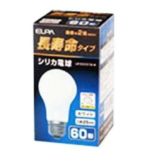 �G���p (ELPA) �������V���J �d�� �Ɩ� E26 100V 57W �z���C�g LW100V57W-W