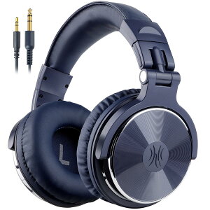 OneOdio Pro10 �w�b�h�z���L�� 50mm �h���C�o�[ 3.5mm/6.35mm���Ή� �n�C���]�w�b�h�t�H�� �܂肽���ݎ� ���j�^�[/DJ/�Q�[��/DTM/�y����K ���E�� �P�[�u��2�{�t��