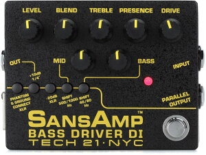 Tech21 SANSAMP �T���Y�A���v �x�[�X�p �G�t�F�N�^�[ DI BOX BASS DRIVER DI V2�y�������K�i�z