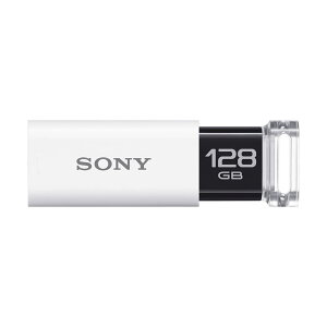 �\�j�[ USB������ USB3.1 128GB �z���C�g �L���b�v���X USM128GU W [�������K�i]
